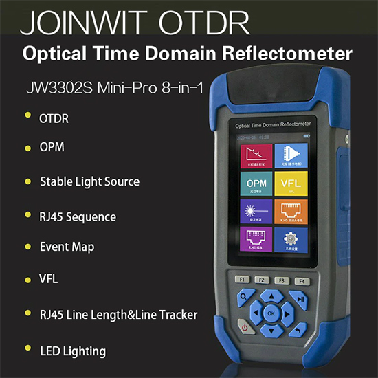 Jw3302s Otdr 8in1