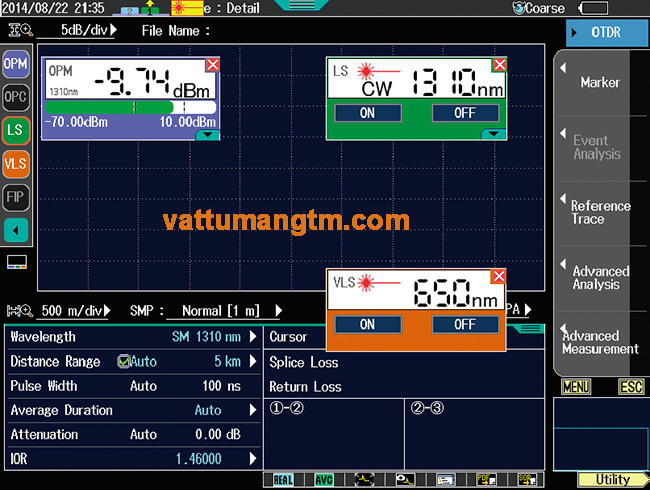 otdr yokogawa aq7280