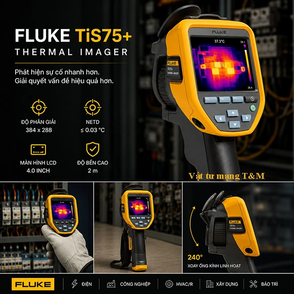 May Anh Nhiet Fluke Tis75 May Anh Nhiet Fluke Tis75